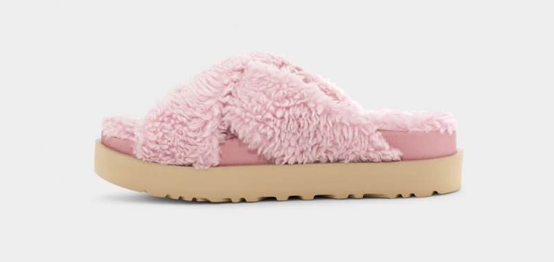 Ugg Fuzz Sugar Cross Badtofflor Dam Rosa | BA7159823