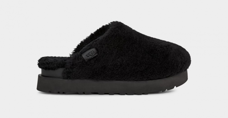 Ugg Fuzz Sugar Mockasiner Dam Svarta | NA2381957