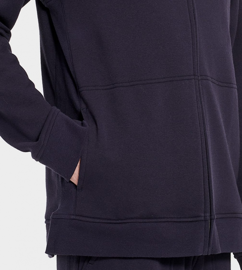 Ugg Gordon Zipped Hoodie Herr Marinblå | QW6158049