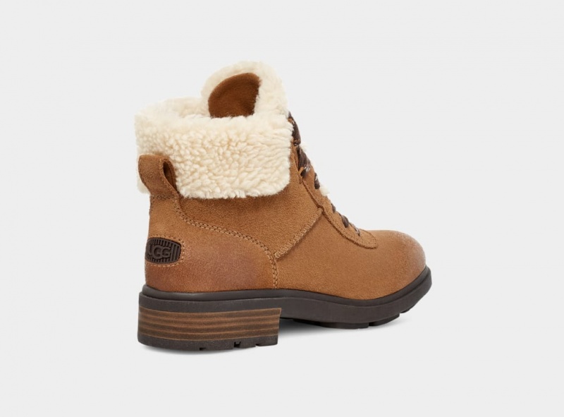 Ugg Harrison Cozy Spets Stövlar Dam Bruna | SU5406728