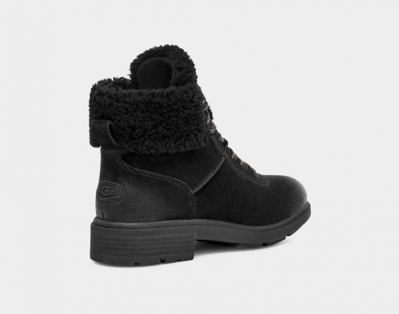 Ugg Harrison Cozy Spets Stövlar Dam Svarta | WV7506289