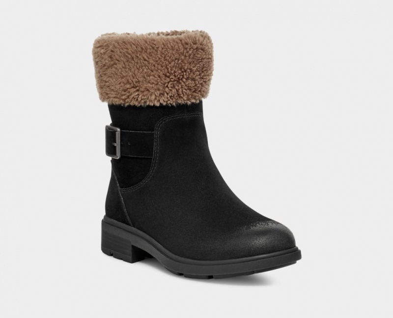 Ugg Harrison Cuff Stövlar Dam Svarta | BC9517204