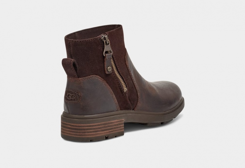 Ugg Harrison Zip Mocka Stövlar Dam Bruna | WI7641823