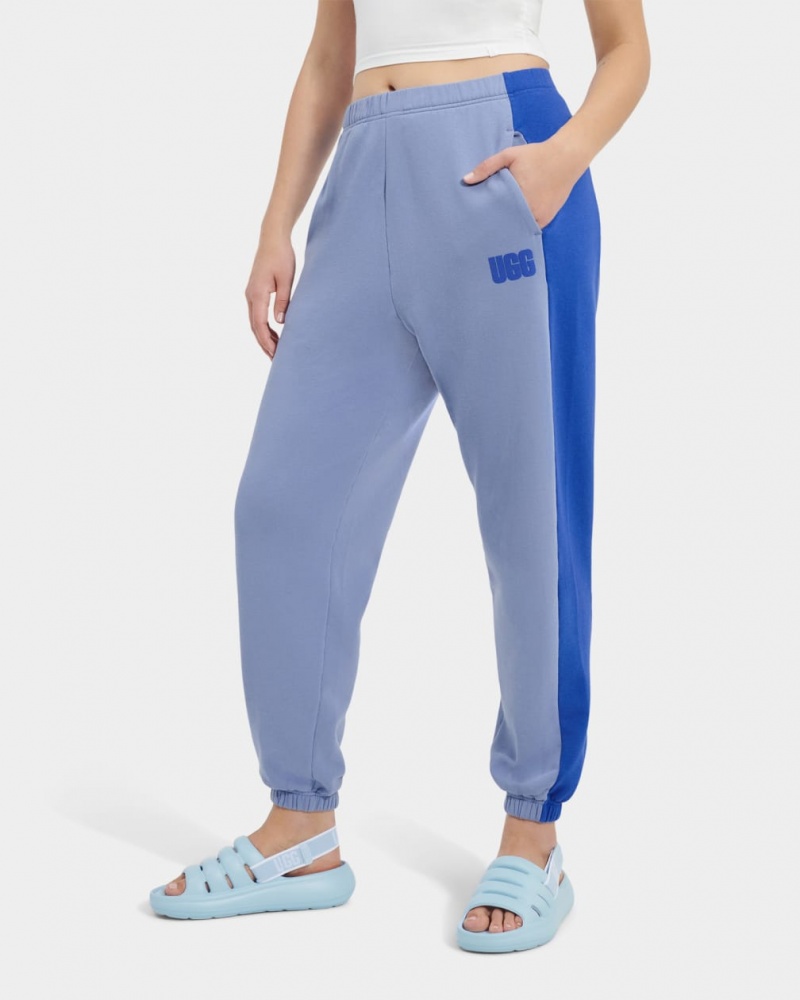 Ugg Jayleen Blocked Sweatpants Dam Blå | JT1632845