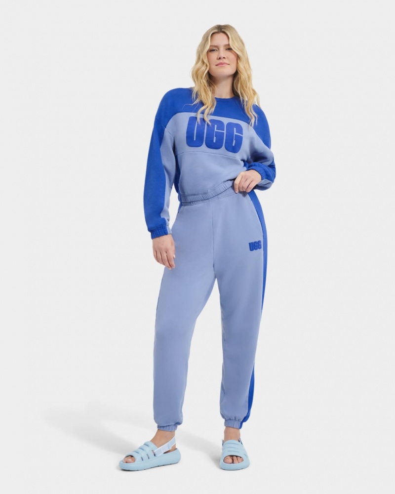 Ugg Jayleen Blocked Sweatpants Dam Blå | JT1632845