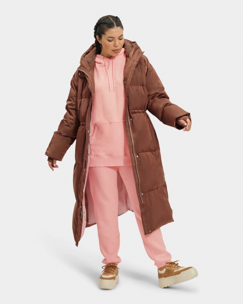 Ugg Keeley Long Puffer Rockar Dam Mörkbruna | OC2854130