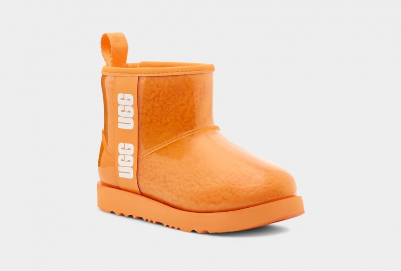 Ugg Klassiska Clear Mini II Stövlar Barn Orange | LH5976230