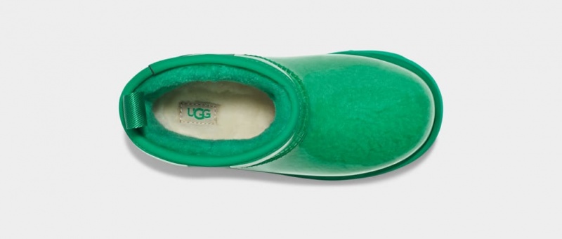 Ugg Klassiska Clear Mini II Stövlar Barn Turkos Gröna | GT8563027