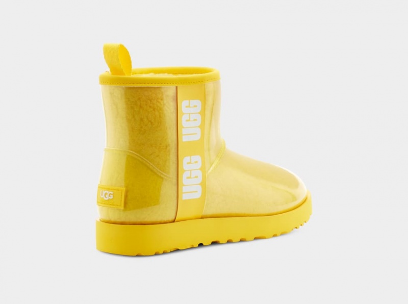 Ugg Klassiska Clear Mini Stövlar Dam Gula | HR6298534