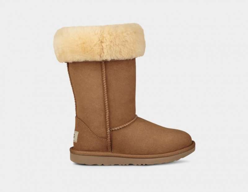 Ugg Klassiska II Höga Stövlar Barn Bruna | OB2864531