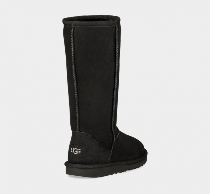 Ugg Klassiska II Höga Stövlar Barn Svarta | KC9520671