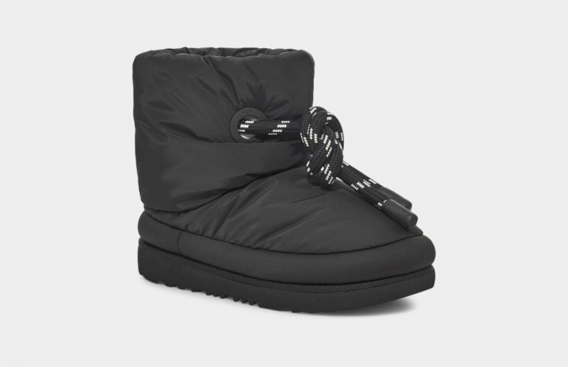 Ugg Klassiska Maxi Stövlar Barn Svarta | OU5187340