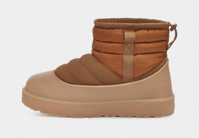 Ugg Klassiska Mini Pull-On Weather Stövlar Herr Bruna | LG8296410