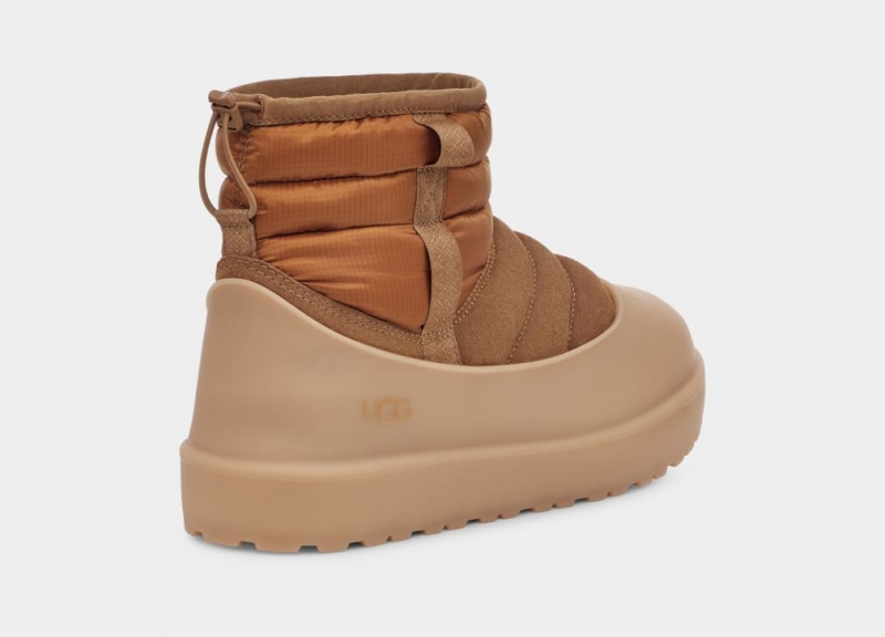 Ugg Klassiska Mini Pull-On Weather Stövlar Herr Bruna | LG8296410