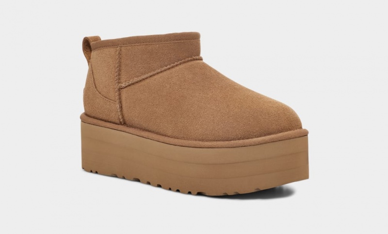 Ugg Klassiska Ultra Mini Platåstövlar Dam Bruna | YP5247109