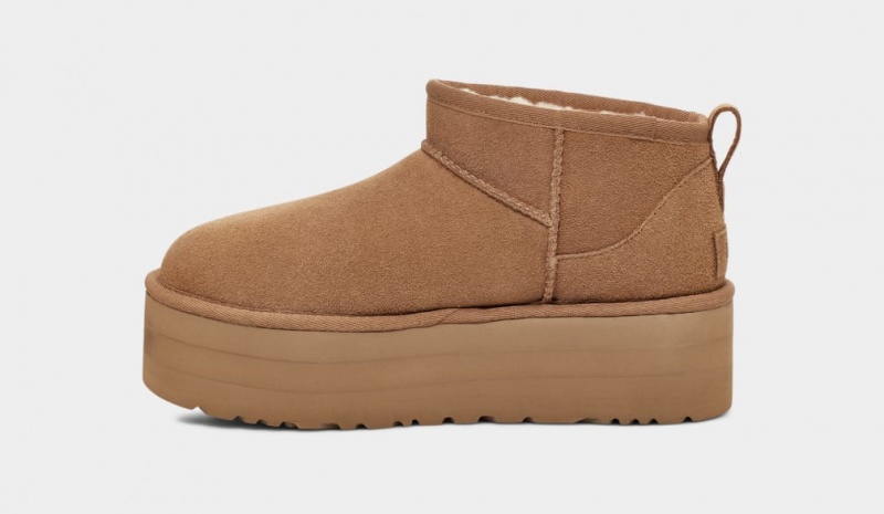 Ugg Klassiska Ultra Mini Platåstövlar Dam Bruna | YP5247109