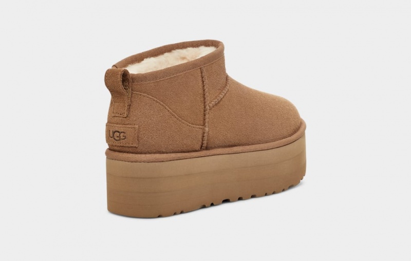 Ugg Klassiska Ultra Mini Platåstövlar Dam Bruna | YP5247109