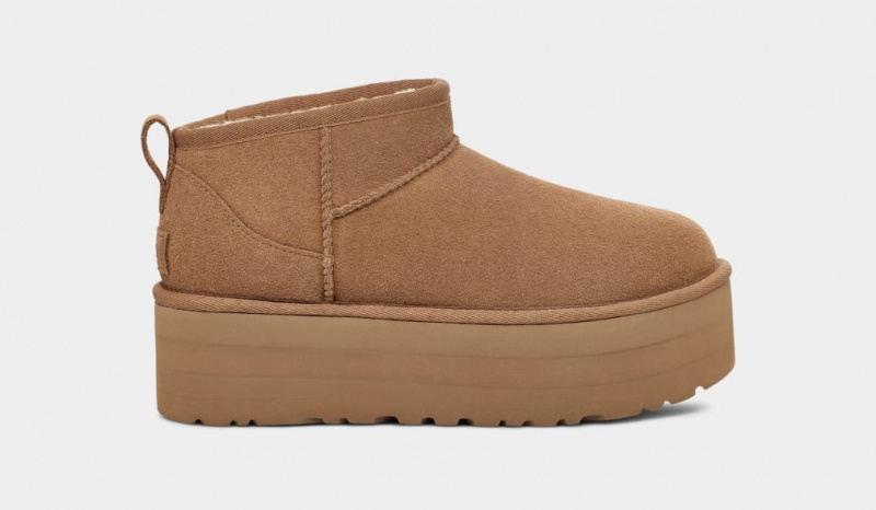 Ugg Klassiska Ultra Mini Platåstövlar Dam Bruna | YP5247109