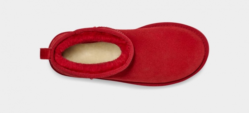 Ugg Klassiska Ultra Mini Platåstövlar Dam Röda | NR2954871