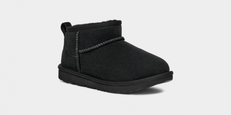 Ugg Klassiska Ultra Mini Stövlar Barn Svarta | PK4103789