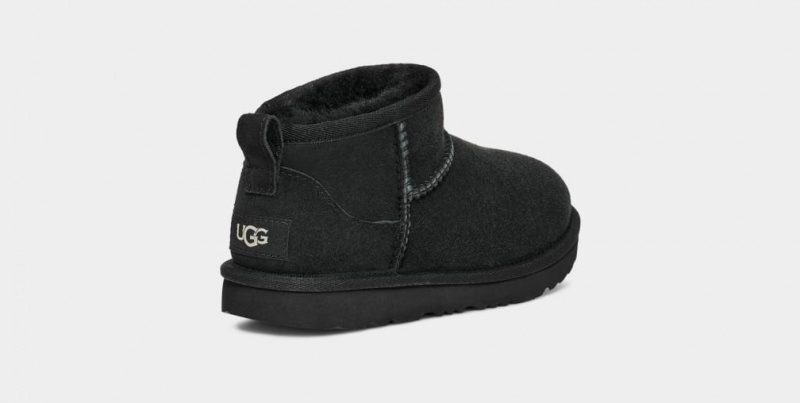 Ugg Klassiska Ultra Mini Stövlar Barn Svarta | PK4103789