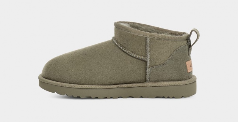 Ugg Klassiska Ultra Mini Stövlar Dam Gröna | IU3684071