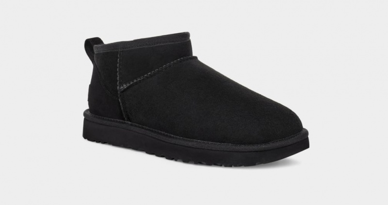 Ugg Klassiska Ultra Mini Stövlar Dam Svarta | YM3971246