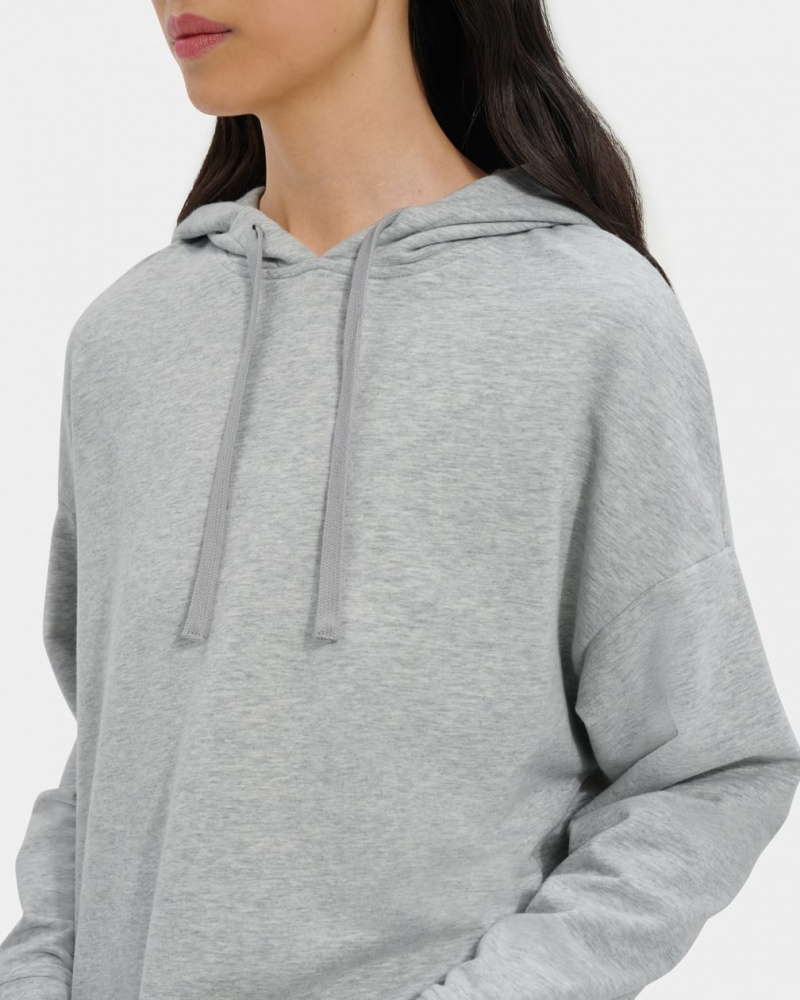 Ugg Kyree Micro Terry Hoodie Dam Grå | VO6528314