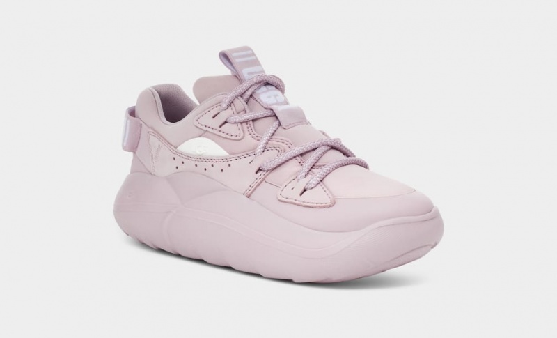 Ugg LA Cloud Spets Sneakers Dam Rosa Grå | UB0584271