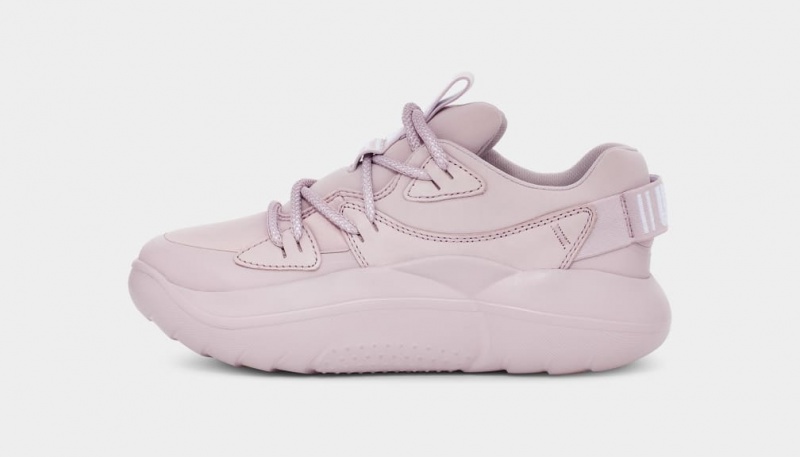 Ugg LA Cloud Spets Sneakers Dam Rosa Grå | UB0584271