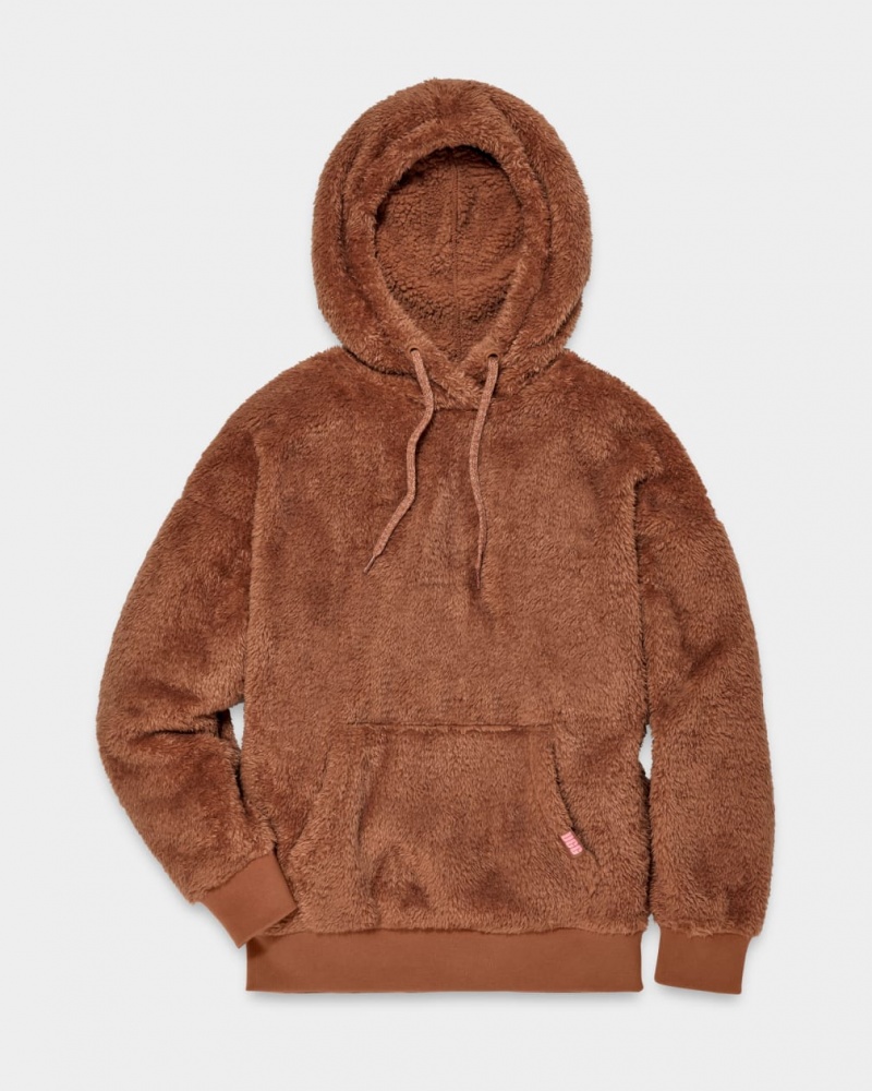 Ugg Loyra Sherpa Hoodie Dam Bruna | BU6932705