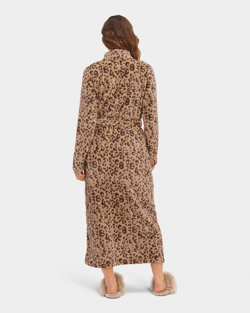 Ugg Marlow Robe Sovkläder Dam Leopard | ZY9357612