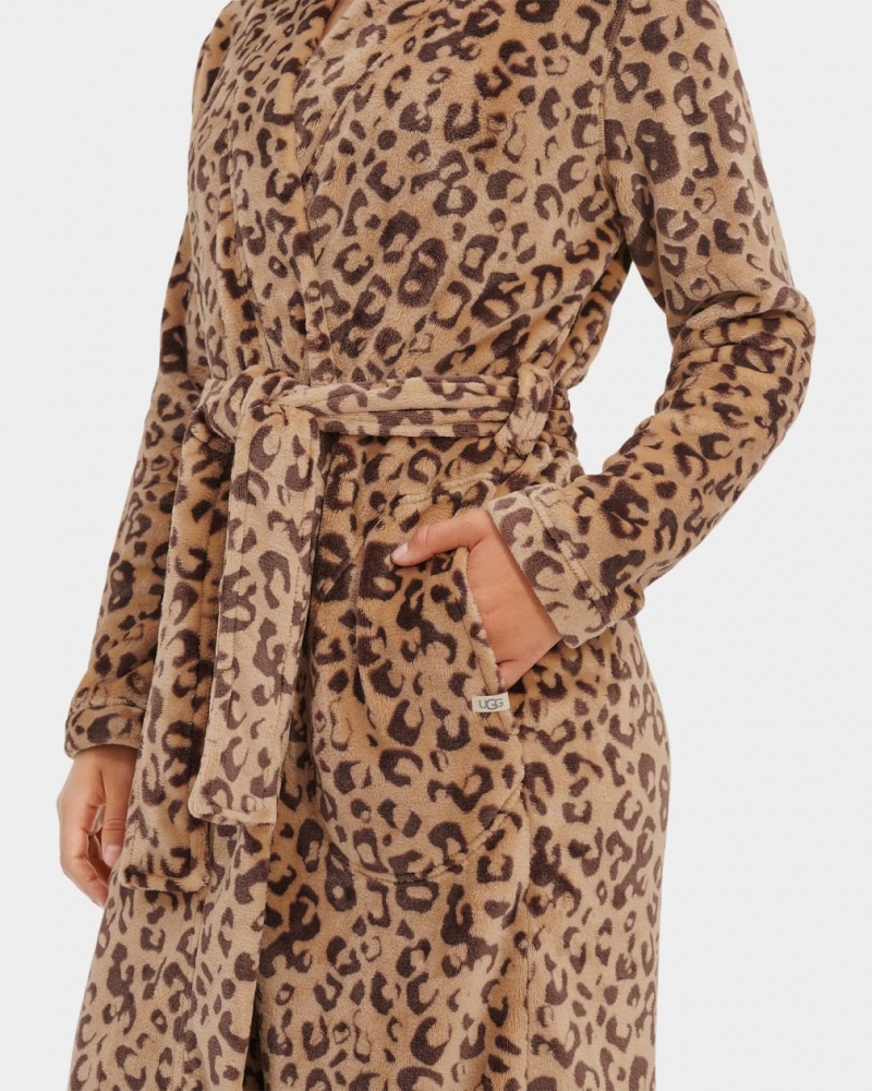 Ugg Marlow Robe Sovkläder Dam Leopard | ZY9357612