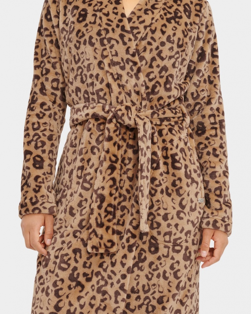 Ugg Marlow Robe Sovkläder Dam Leopard | ZY9357612