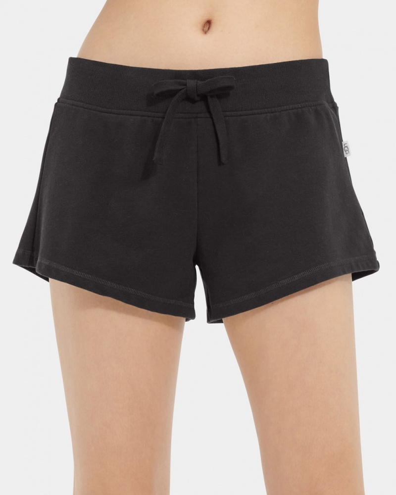 Ugg Maurice Micro Terrys Shorts Dam Svarta | EZ8063571