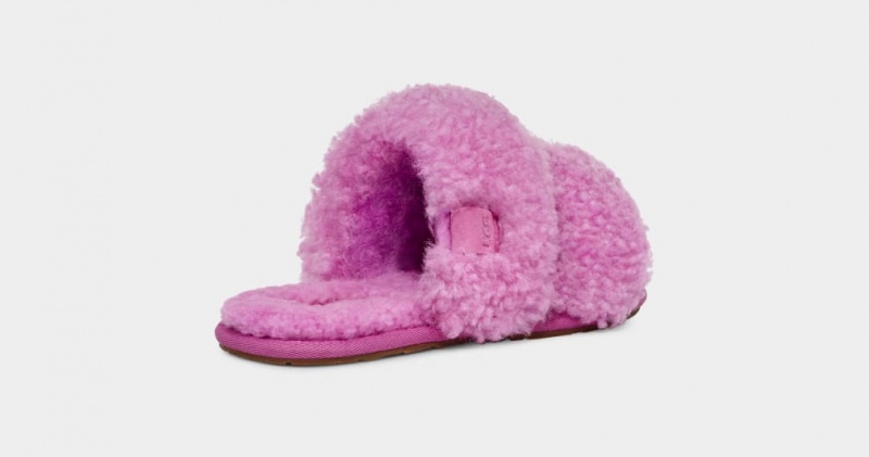 Ugg Maxi Curly Scuffetta Tofflor Dam Lila | AK3467591