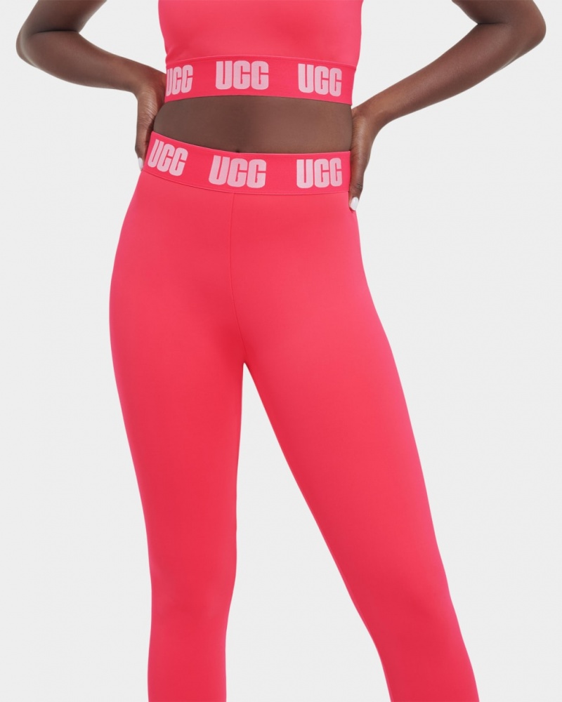 Ugg Mckena Logo Leggings Dam Rosa | FO2690831