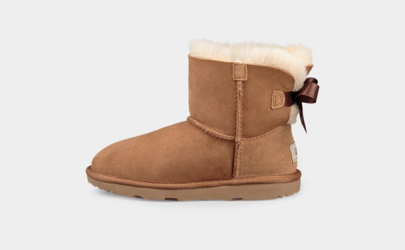 Ugg Mini Bailey Bow II Stövlar Barn Bruna | FN6351047