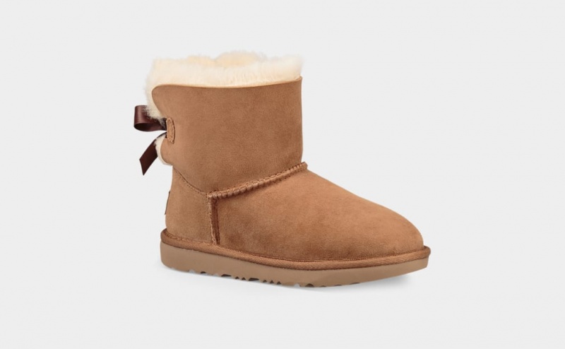 Ugg Mini Bailey Bow II Stövlar Barn Bruna | FN6351047