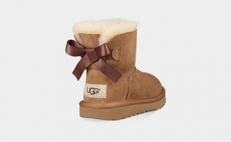 Ugg Mini Bailey Bow II Stövlar Barn Bruna | DT3524097