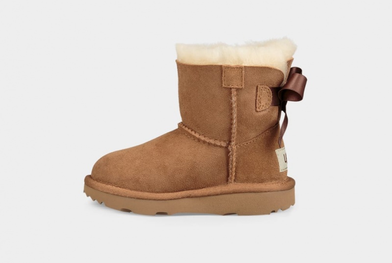 Ugg Mini Bailey Bow II Stövlar Barn Bruna | DT3524097