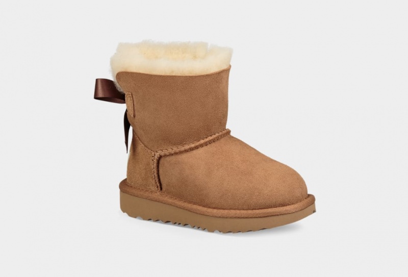 Ugg Mini Bailey Bow II Stövlar Barn Bruna | DT3524097