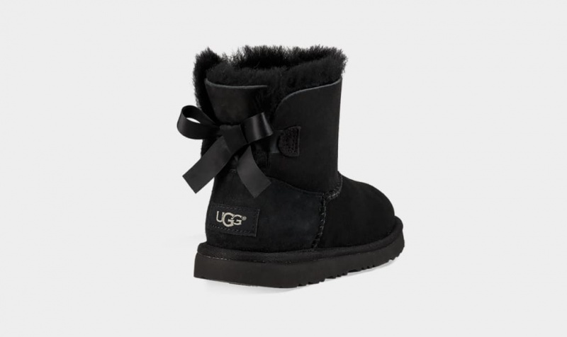 Ugg Mini Bailey Bow II Stövlar Barn Svarta | MO4816075