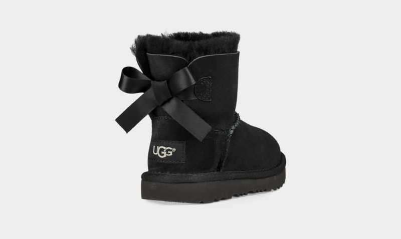 Ugg Mini Bailey Bow II Stövlar Barn Svarta | VT0439275