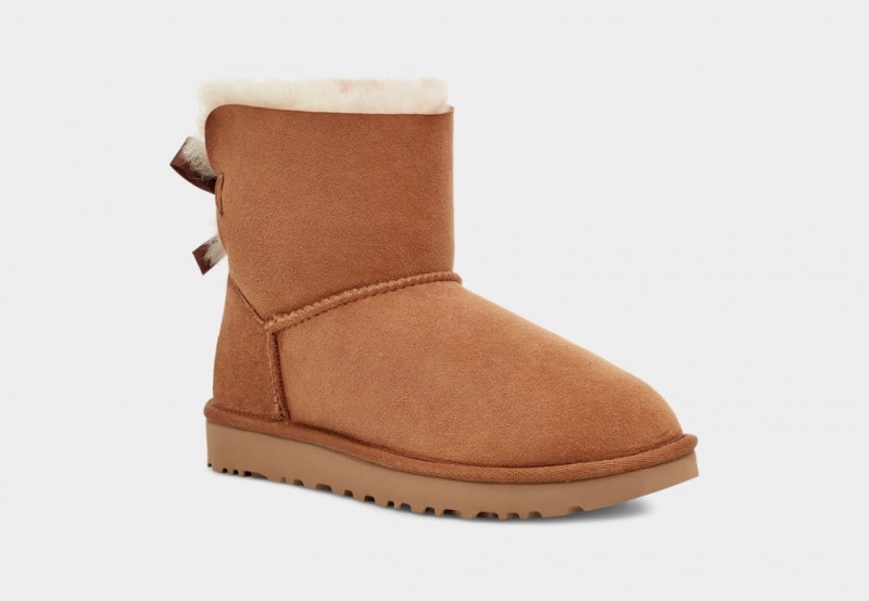 Ugg Mini Bailey Bow II Stövlar Dam Bruna | AX0463291