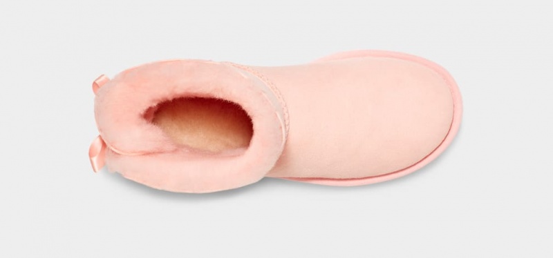 Ugg Mini Bailey Bow II Stövlar Dam Rosa | XT4571639