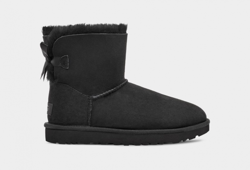 Ugg Mini Bailey Bow II Stövlar Dam Svarta | GU0834195