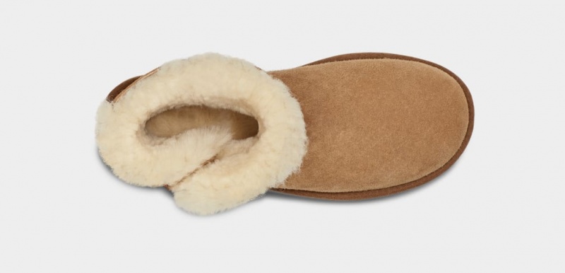 Ugg Mini Bailey Button II Stövlar Dam Bruna | RE3178469