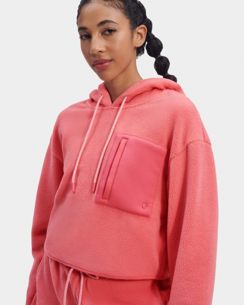 Ugg Myley Sherpa Hoodie Dam Rosa | TX8743120