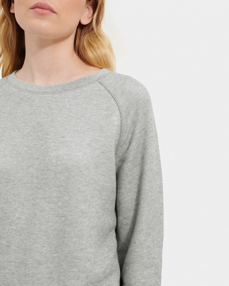 Ugg Nena Crewneck Sweatshirt Dam Grå | DV3540216